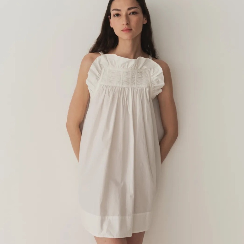 Doen Lynette Dress in Salt SZ XS